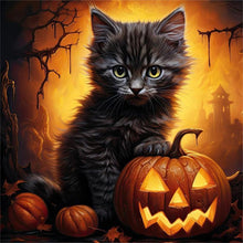 Load image into Gallery viewer, Halloween-Full Round Diamond Painting-40x40cm