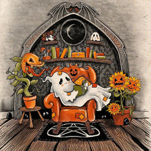 Load image into Gallery viewer, Halloween-Full Round Diamond Painting-30x30cm