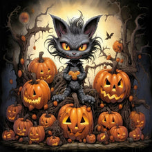 Load image into Gallery viewer, Halloween-Full Round Diamond Painting-30x30cm