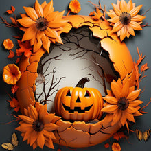 Load image into Gallery viewer, Halloween-Full Round Diamond Painting-30x30cm