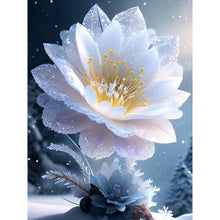 Load image into Gallery viewer, Ice Lotus-Full Round Diamond Painting-30x40cm