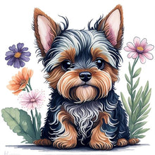 Load image into Gallery viewer, Dog-Full Round Diamond Painting-30x30cm