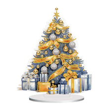 Load image into Gallery viewer, Christmas Tree-Single Side Drill-Wooden Diamond Desktop Ornament