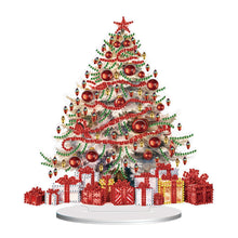 Load image into Gallery viewer, Christmas Tree-Single Side Drill-Wooden Diamond Desktop Ornament