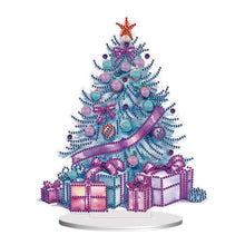 Load image into Gallery viewer, Christmas Tree-Single Side Drill-Wooden Diamond Desktop Ornament