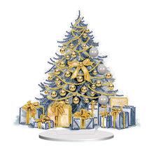 Load image into Gallery viewer, Christmas Tree-Single Side Drill-Wooden Diamond Desktop Ornament