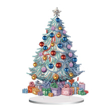 Load image into Gallery viewer, Christmas Tree-Single Side Drill-Wooden Diamond Desktop Ornament