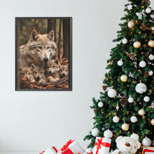Load image into Gallery viewer, Wolf-Full Round Diamond Painting-30x40cm