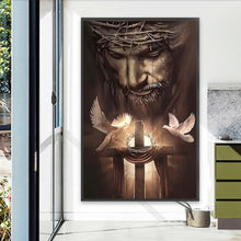 Load image into Gallery viewer, Lord Jesus-Full Round Diamond Painting-45x70cm-Large Size