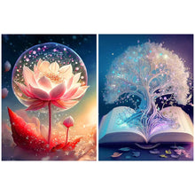 Load image into Gallery viewer, Books Tree Of Life-Full Round Diamond Painting-30x40cm