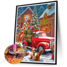 Load image into Gallery viewer, Christmas Car-Full Round Diamond Painting-30x40cm