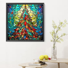 Load image into Gallery viewer, Christmas Tree-Full Round Diamond Painting-30x30cm