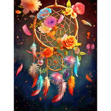 Load image into Gallery viewer, Fox Dream Catcher-Full Round Diamond Painting-30x40cm