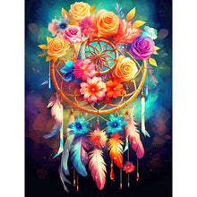 Load image into Gallery viewer, Fox Dream Catcher-Full Round Diamond Painting-30x40cm
