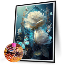 Load image into Gallery viewer, Rose-Full Round Diamond Painting-30x40cm