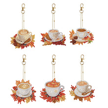 Load image into Gallery viewer, 6Pcs/Set Flower/Animal-Double Side Drill-Diamond Keychain