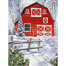 Load image into Gallery viewer, Country Cabin-Full Round Diamond Painting-30x40cm