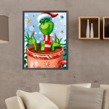 Load image into Gallery viewer, Grinch-Full Round Diamond Painting-30x40cm