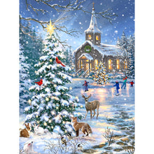 Load image into Gallery viewer, Outdoor Skating-Full Round Diamond Painting-30x40cm