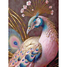 Load image into Gallery viewer, Peacock-Full Round Diamond Painting-30x40cm