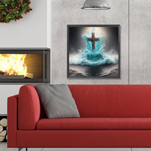 Load image into Gallery viewer, Cross-Full Round Diamond Painting-30x30cm