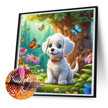 Load image into Gallery viewer, Dog-Full Round Diamond Painting-30x30cm