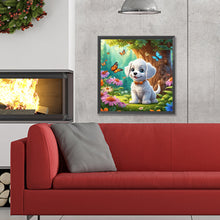Load image into Gallery viewer, Dog-Full Round Diamond Painting-30x30cm