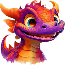 Load image into Gallery viewer, Dragon-Full Round Diamond Painting-30x30cm
