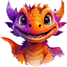 Load image into Gallery viewer, Dragon-Full Round Diamond Painting-30x30cm