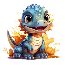 Load image into Gallery viewer, Dragon-Full Round Diamond Painting-30x30cm