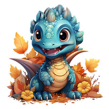 Load image into Gallery viewer, Dragon-Full Round Diamond Painting-30x30cm