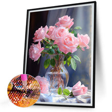 Load image into Gallery viewer, Rose-Full Round Diamond Painting-30x40cm