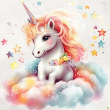 Load image into Gallery viewer, Unicorn-Full Round Diamond Painting-30x30cm