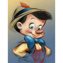 Load image into Gallery viewer, Pinocchio-Full Round Diamond Painting-30x40cm