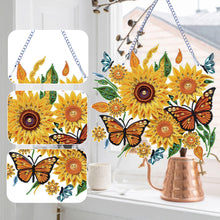 Load image into Gallery viewer, Sunflower-Diamond Pendant