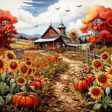 Load image into Gallery viewer, Harvest Farm-Full Round Diamond Painting-30x30cm