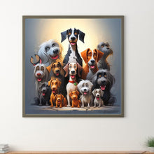 Load image into Gallery viewer, Dog-Full Round Diamond Painting-40x40cm