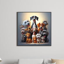 Load image into Gallery viewer, Dog-Full Round Diamond Painting-40x40cm