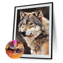 Load image into Gallery viewer, Wolf-Full Round Diamond Painting-30x40cm