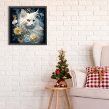 Load image into Gallery viewer, Cat-Full Round Diamond Painting-30x30cm