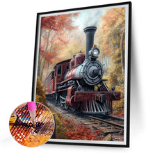 Load image into Gallery viewer, Train-Full Round Diamond Painting-30x40cm