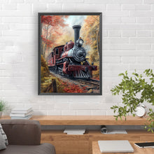 Load image into Gallery viewer, Train-Full Round Diamond Painting-30x40cm