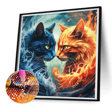 Load image into Gallery viewer, Cat-Full Round Diamond Painting-30x30cm