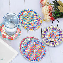 Load image into Gallery viewer, 6Pcs/Set Mandala-Acrylic Waterproof Diamond Coaster