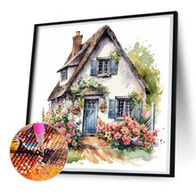 Load image into Gallery viewer, Garden House-Full Round Diamond Painting-30x30cm