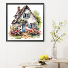 Load image into Gallery viewer, Garden House-Full Round Diamond Painting-30x30cm