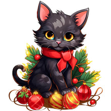 Load image into Gallery viewer, Black Cat-Full Round Diamond Painting-30x30cm