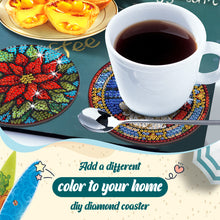 Load image into Gallery viewer, 8Pcs/Set Christmas-Wooden Diamond Painting Coaster
