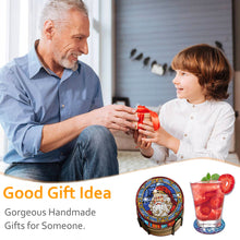 Load image into Gallery viewer, 8Pcs/Set Christmas-Wooden Diamond Painting Coaster