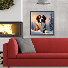Load image into Gallery viewer, Dog-Full Round Diamond Painting-30x30cm